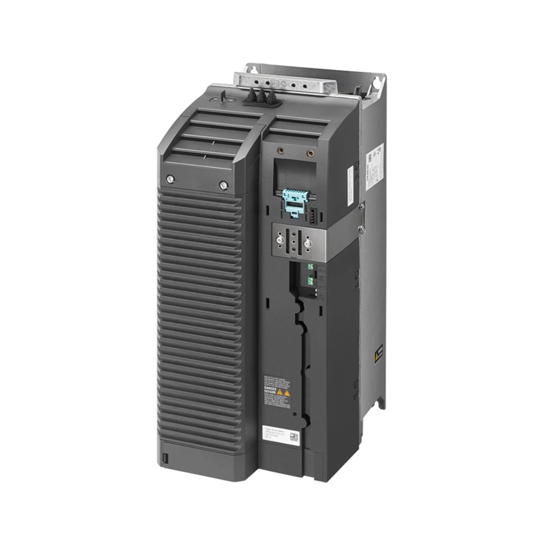 Siemens 6SL3210-1PE34-8CL0 SINAMICS S120 CU310-2 control unit for single-axis motor control and diagnostics.