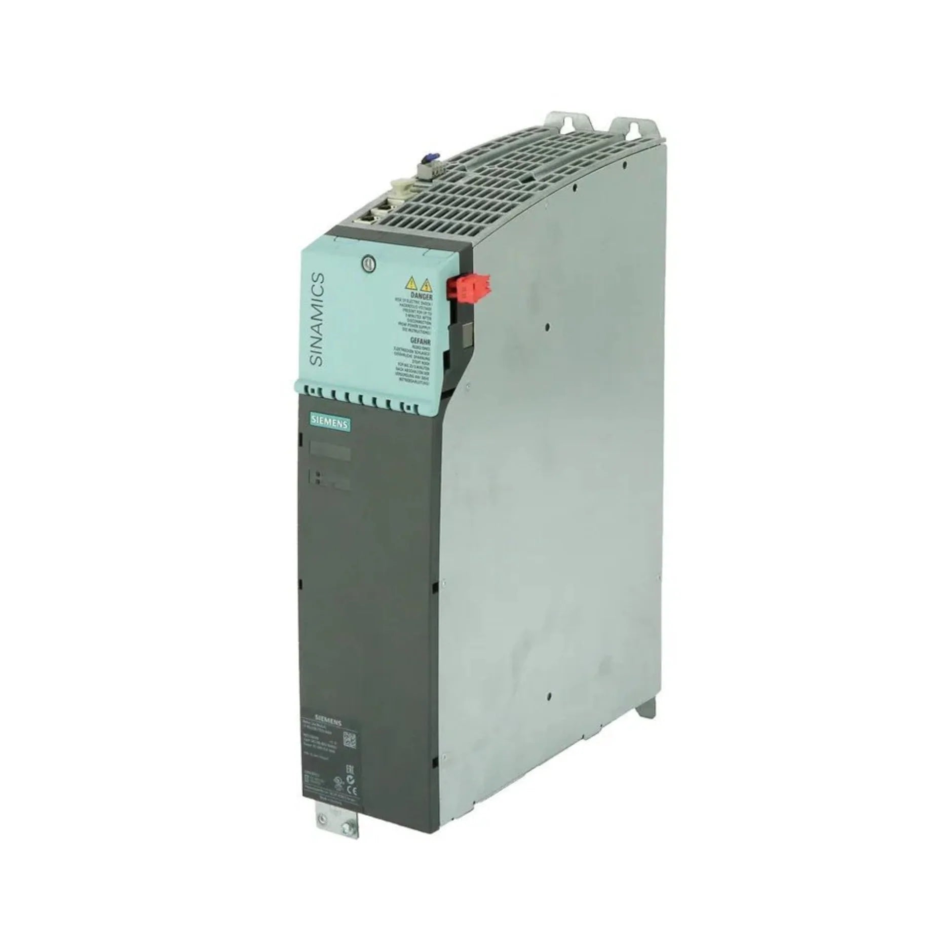 Siemens 6SL3210-5BB11-2BV1 SINAMICS V20 inverter, 5.5 kW, 3AC 400V, for cost-effective and simple motor control applications.