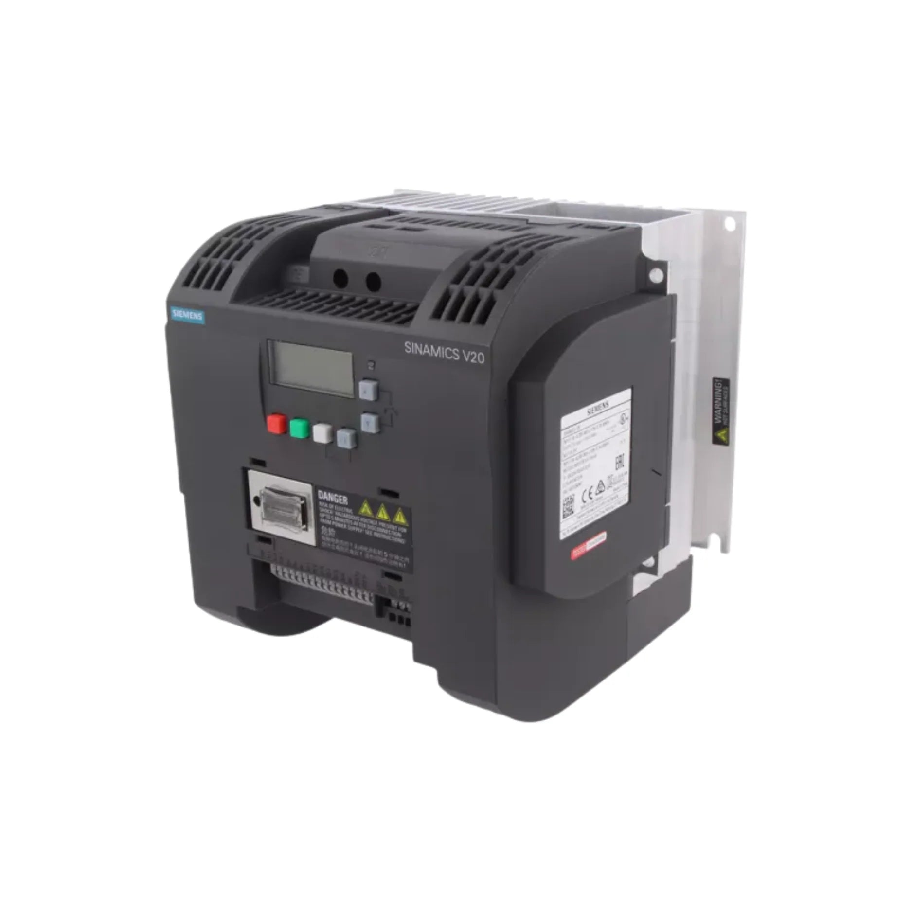 Siemens 6SL3210-5BB22-2UV0 SINAMICS G120 PM250-2 inverter, 7.5 kW, precise industrial motor control.