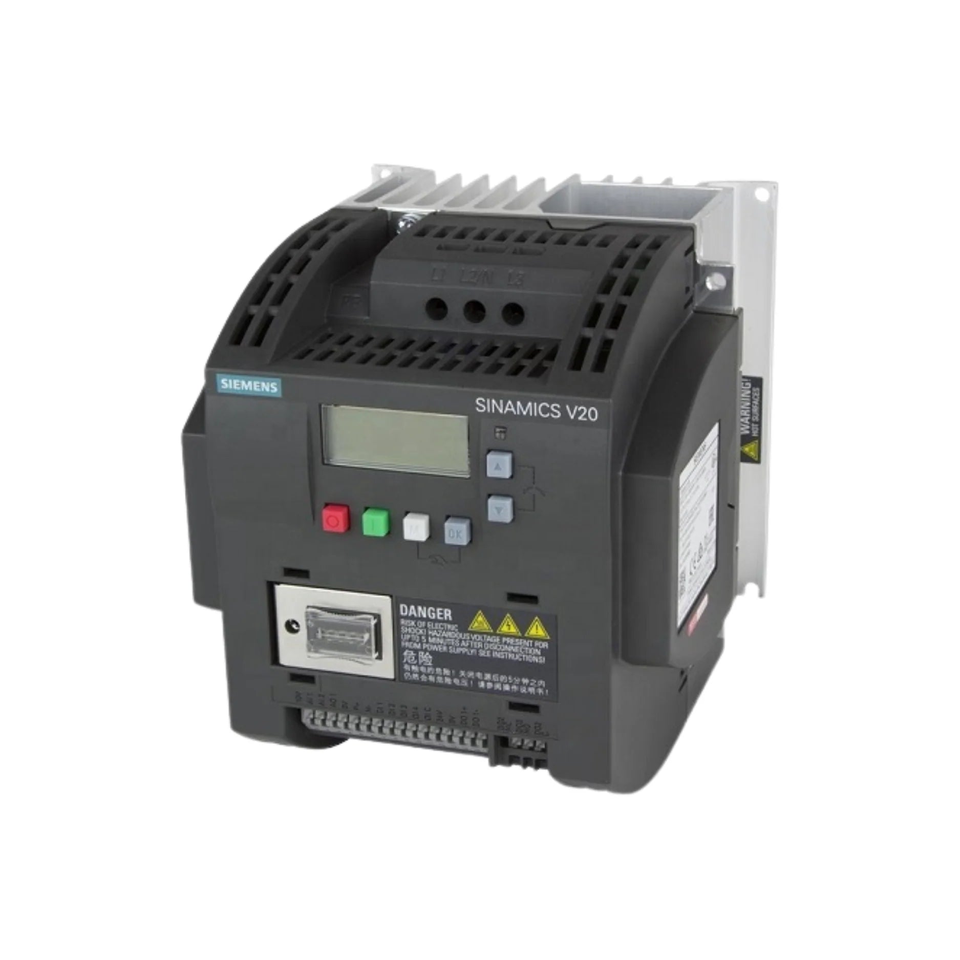 Siemens 6SL3210-5BE32-2UV0 SINAMICS G120 PM250-2 power module, 75 A, 400 V, for industrial motor control.