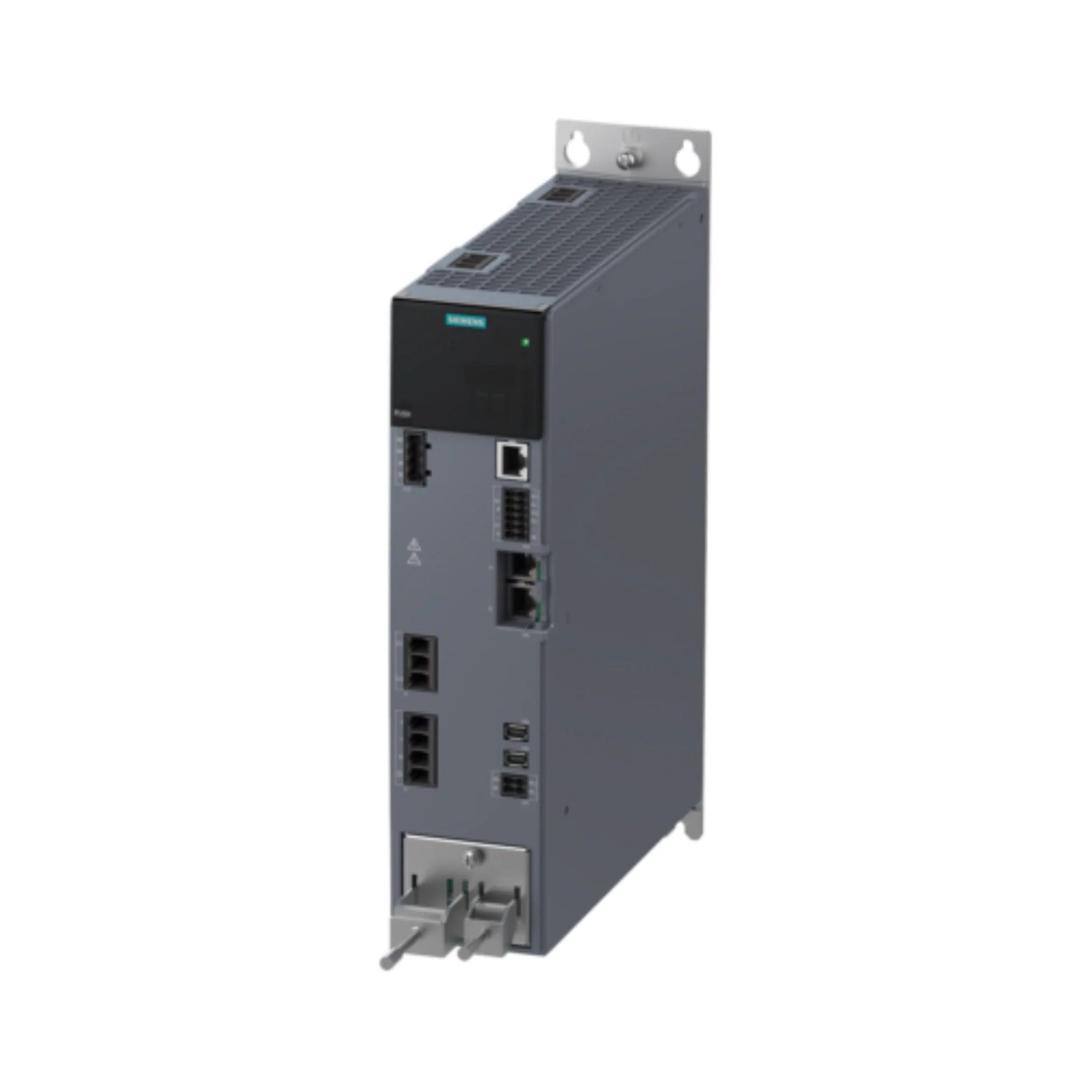 Siemens 6SL3210-5HE12-0UF0 SINAMICS G120X converter, 2.2 kW, IP55, for HVAC and water with integrated EMC filter.