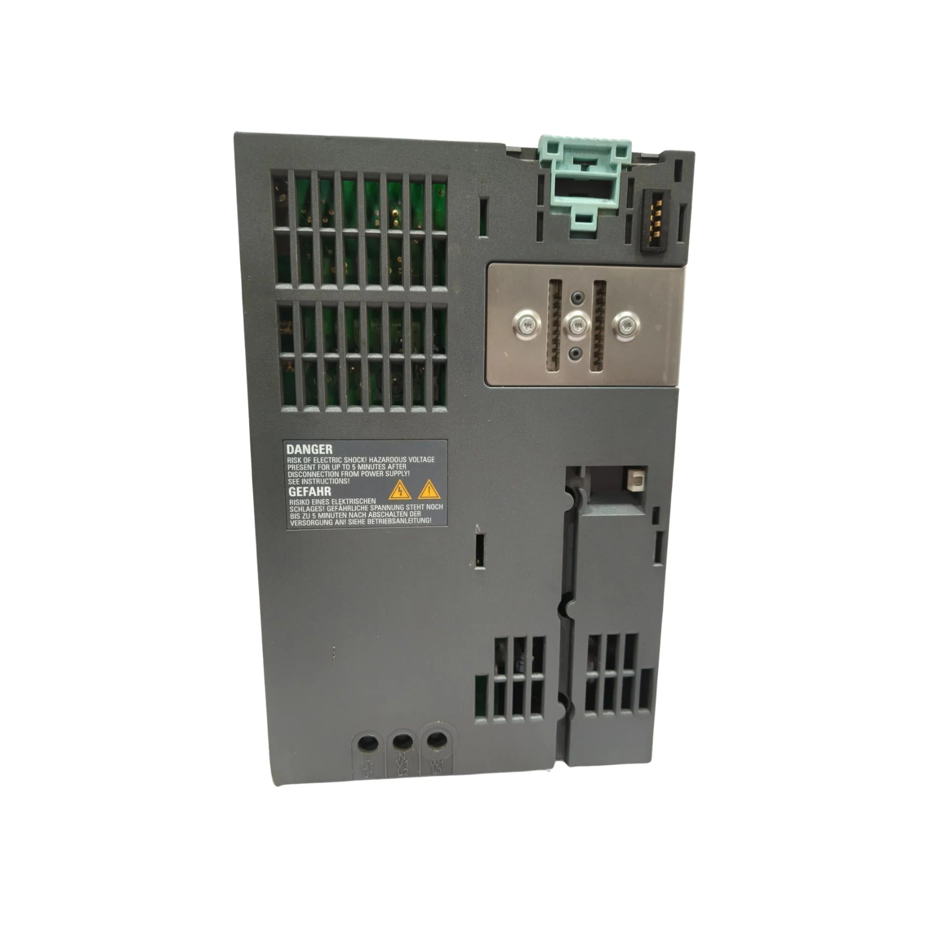 Siemens 6SL3224-0BE24-0UA0 SINAMICS G120 CU240-2 control unit, 400 V, for precise industrial motor control.