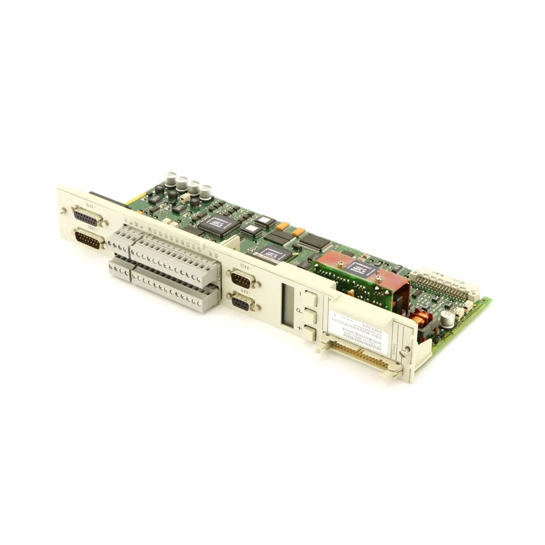 Siemens 6SN1121-0BA11-0AA1 SIMODRIVE LT-Modul INT 25A with internal air cooling for CNC spindle and feed drive control.