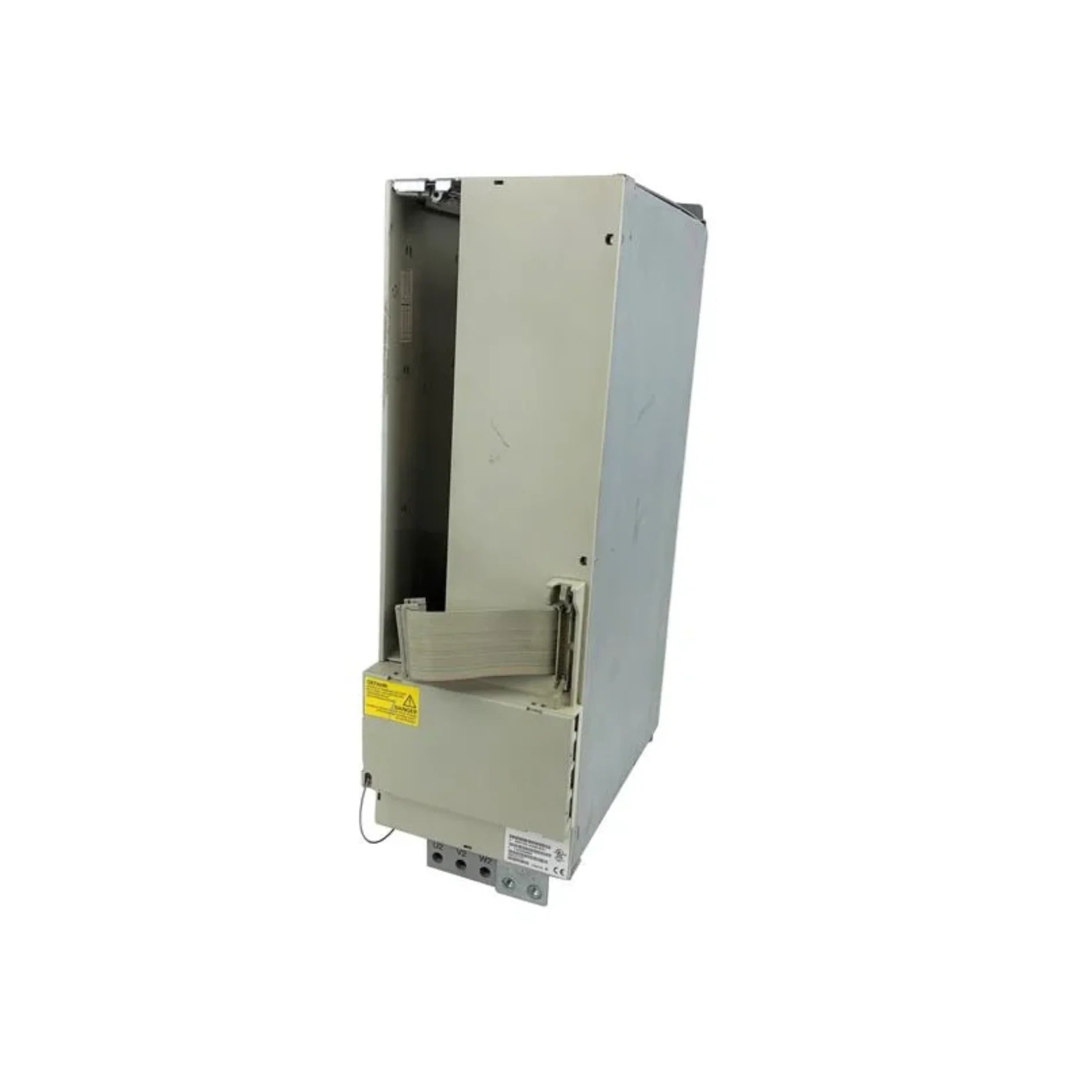 Siemens 6SN1123-1AA00-0EA1 power module, 50A, 600V DC, SIMODRIVE 611, internal cooling, IP20.