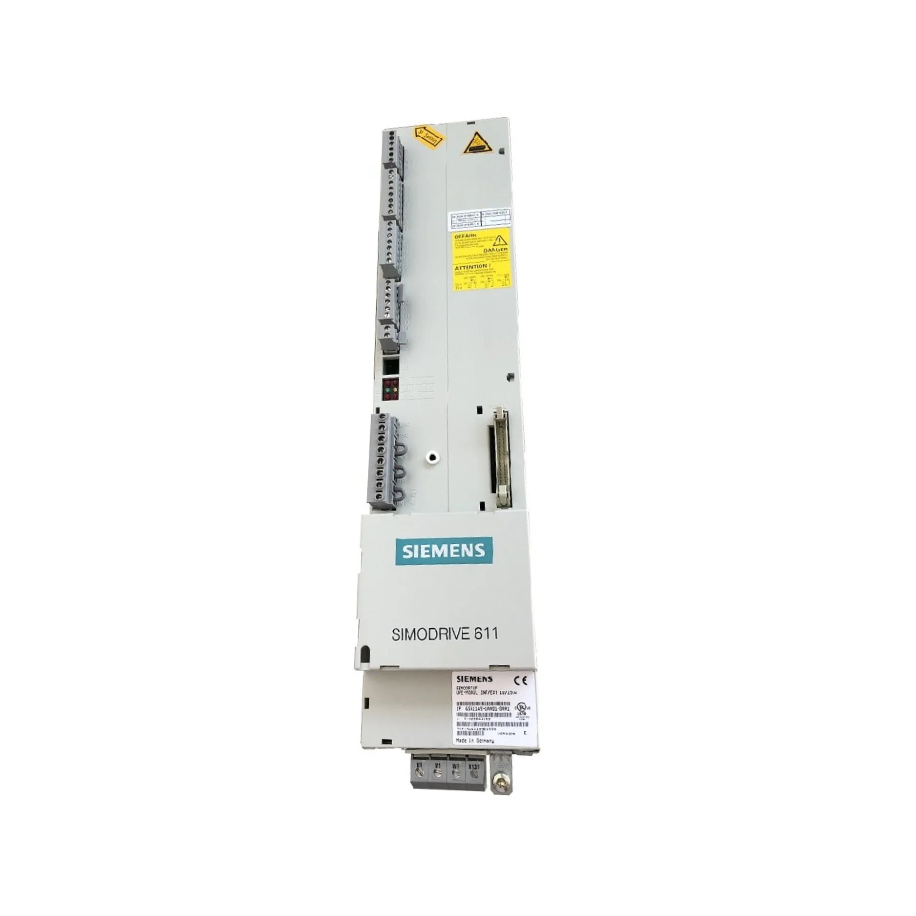 Siemens 6SN1145-1AA01-0AA1 SIMODRIVE 611 control unit for 1 axis or spindle in CNC and automation applications.