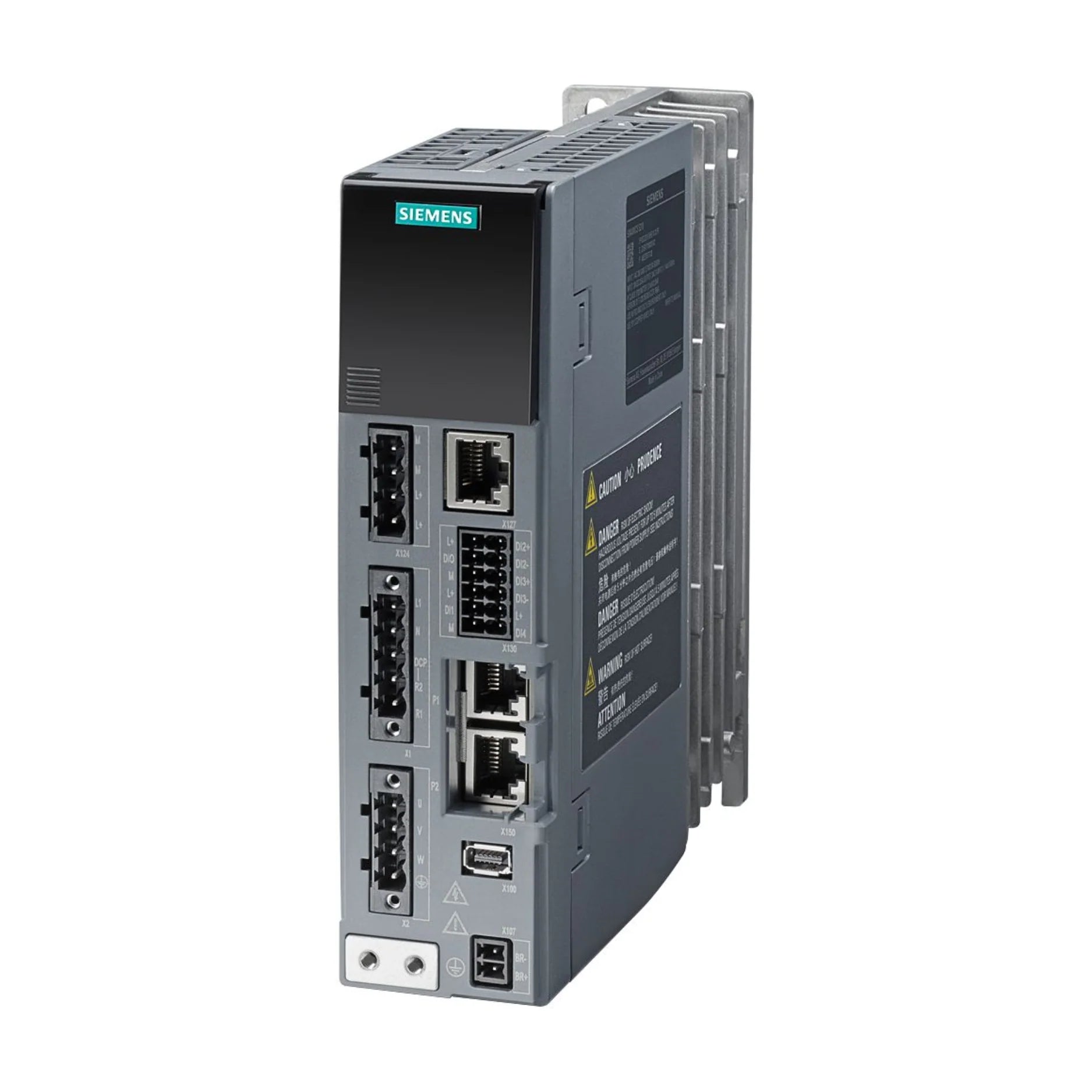 Siemens 6SL3210-5HB10-2UF0 SINAMICS G120 PM240-2 power module with 11kW and integrated braking.