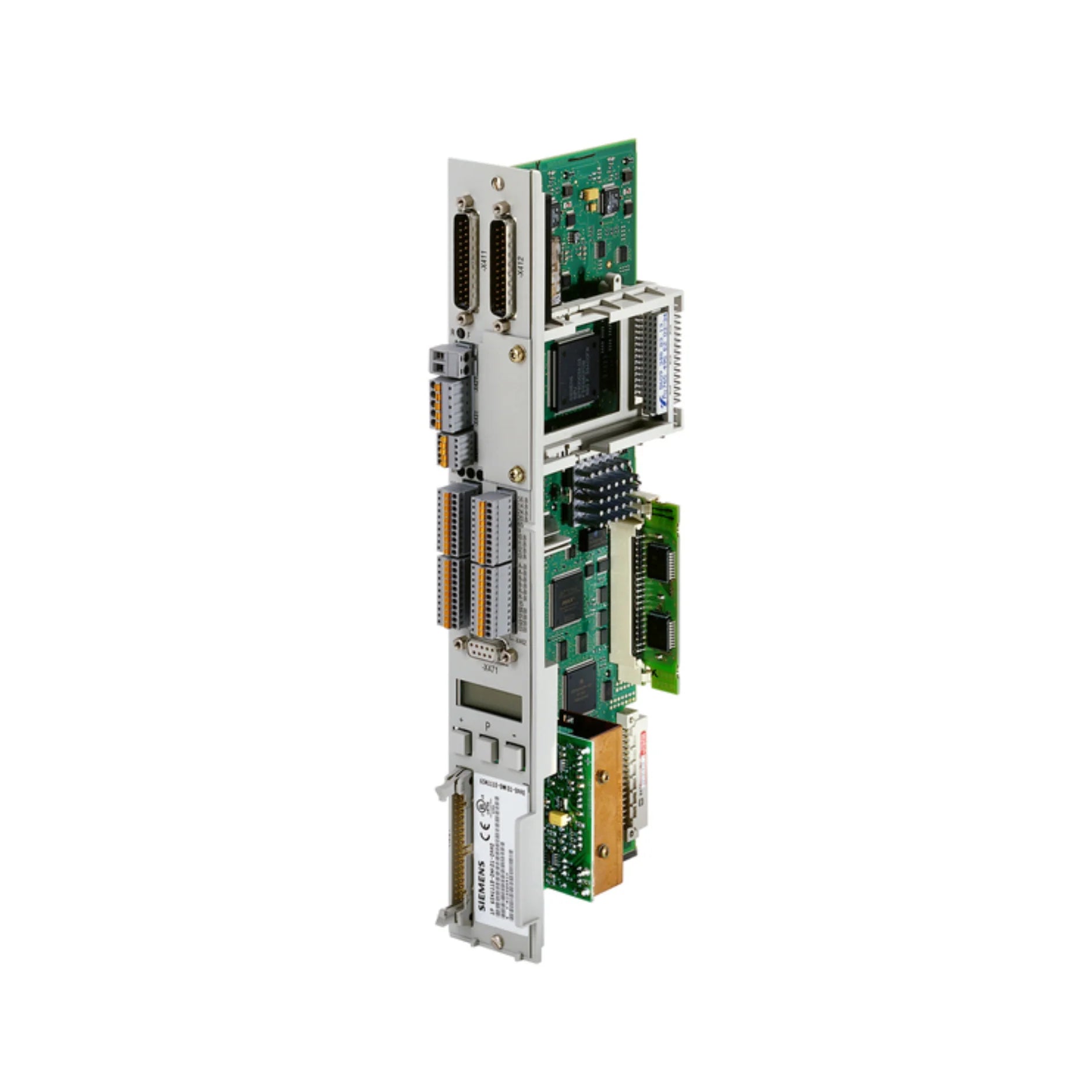 Siemens 6SN1118-1NH01-0AA1 SIMODRIVE 611 control unit for 1-axis servo or spindle operation with closed-loop control.