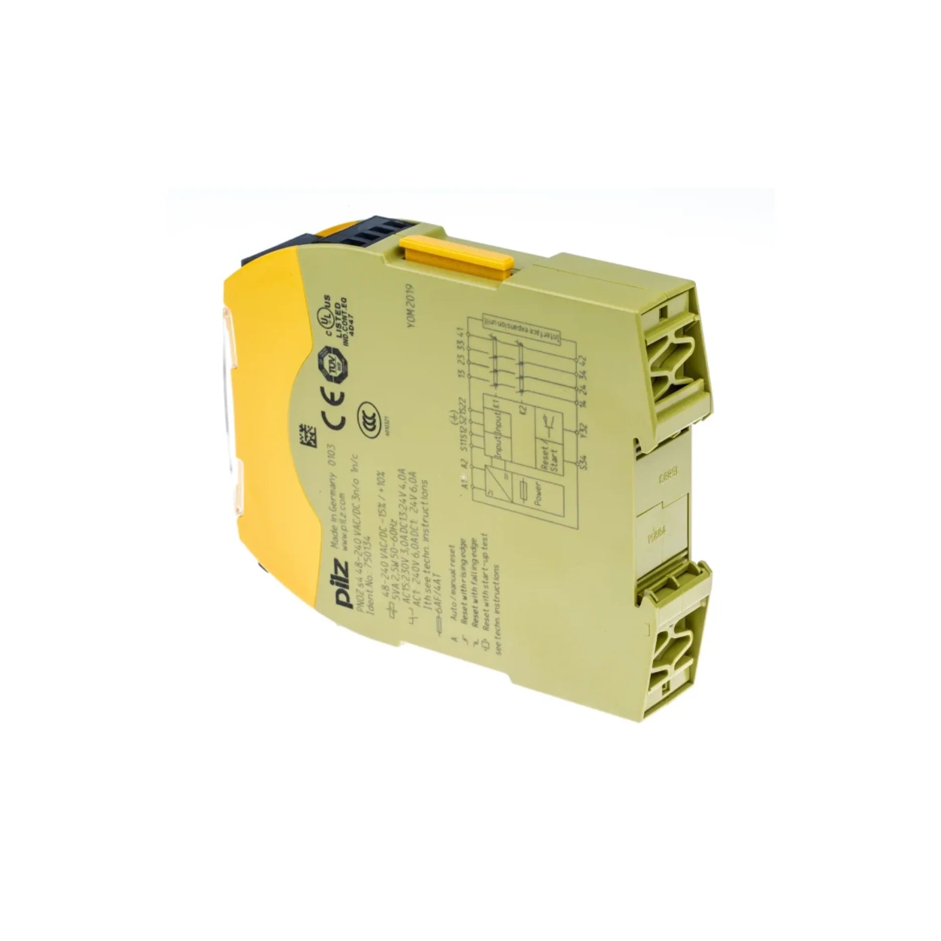 Pilz 750134 Safety Controller, compact high-performance design for automation control.