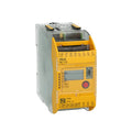 Pilz 772100 (PNOZ m B0) configurable safety controller base unit with 20 digital inputs, 4 semiconductor outputs, and 8 configurable I/Os for industrial automation systems.