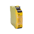 Pilz 772142 (PNOZ m EF 8DI4DO) safety I/O module with 8 digital inputs and 4 semiconductor outputs for industrial automation systems.