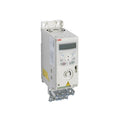 ABB ACS150-03E-03A3-4 1.5 HP VFD, 3.3 A, IP20 with integrated keypad, braking chopper, and EMC filter for OEM motor applications.