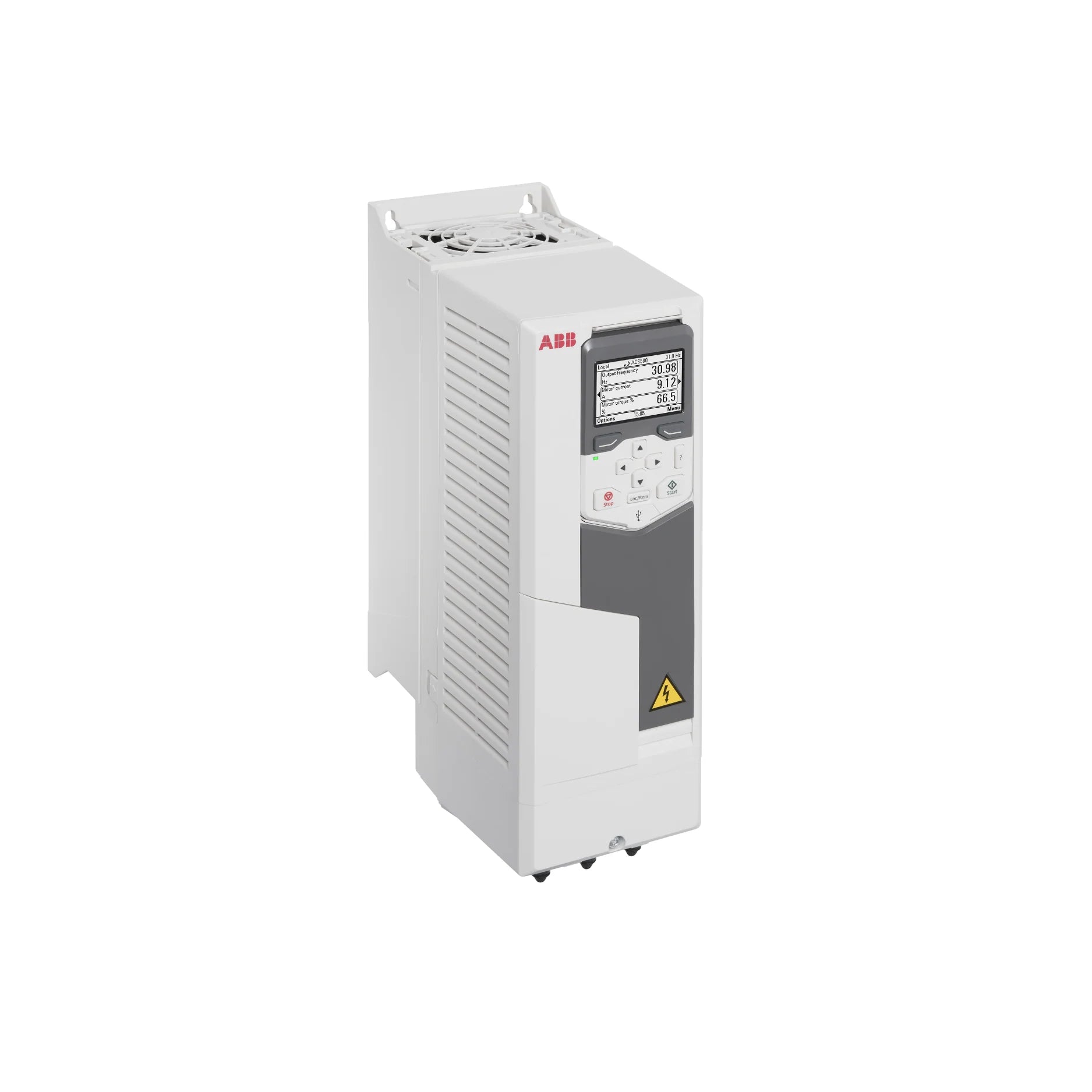 ABB ACS580-01-09A5-4 4 kW VFD with 400V input, 9.5 A output, and IP21 enclosure. Designed for efficient control of industrial motor systems.