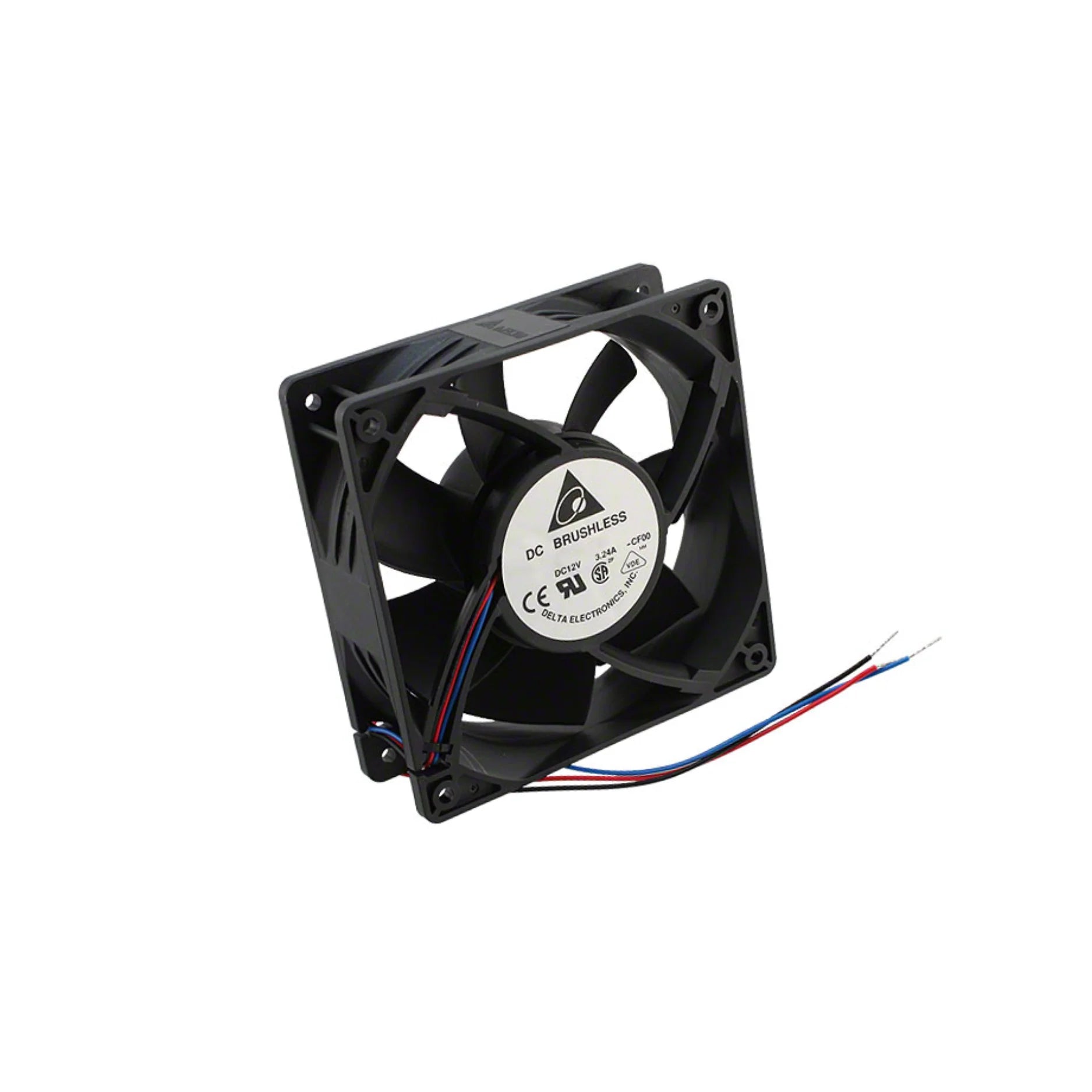 Delta AFB1224EHE-C Cooling Fan with high airflow capability and robust industrial-grade design suitable for demanding environments.