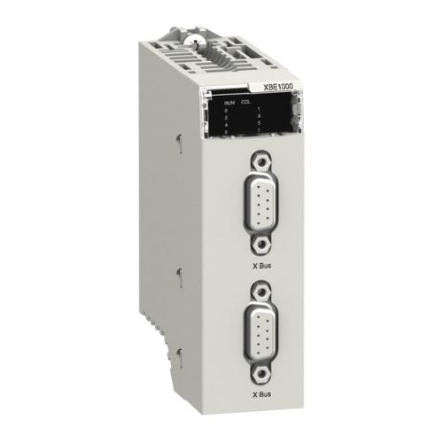Schneider Electric BMXXBE1000 Ethernet expansion module for Modicon M580, enables fast backplane communication in scalable automation systems.