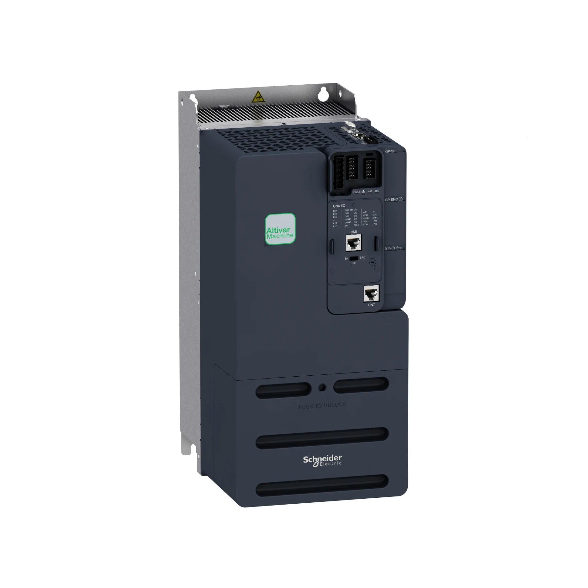 Schneider ATV340D22N4 22 kW variable speed drive, 380–480V AC, heavy-duty motor control for demanding industrial applications.