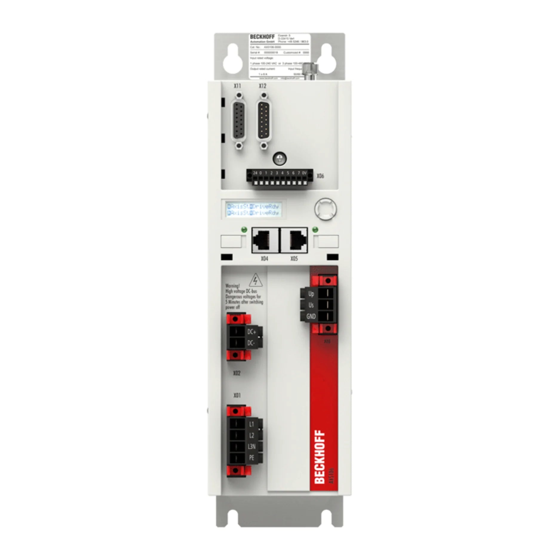 Beckhoff AX5103-0000-0202 servo drive, 1-channel, 3 A, EtherCAT compact motion control