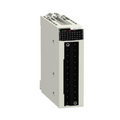 Schneider Electric BMXAMM0600 analog I/O module with 4 inputs and 2 outputs, 12-bit resolution, for Modicon M340 PLCs.