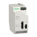 Schneider Electric BMXCPS4002 power supply module, 24V DC, 40W output, for Modicon M340 PLCs. Reliable DIN rail-mounted industrial power solution.