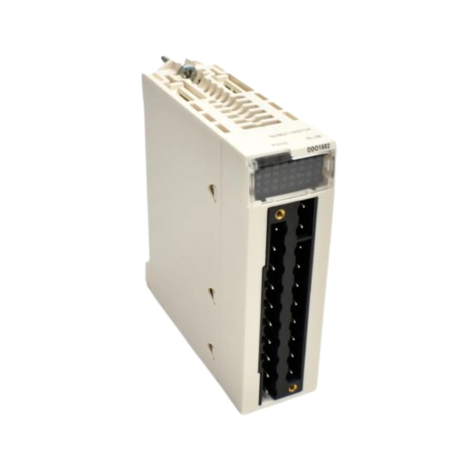 Schneider Electric BMXDDO1602 digital output module, 16 x 24V DC transistor outputs, for Modicon X80 M340/M580 PLC systems.