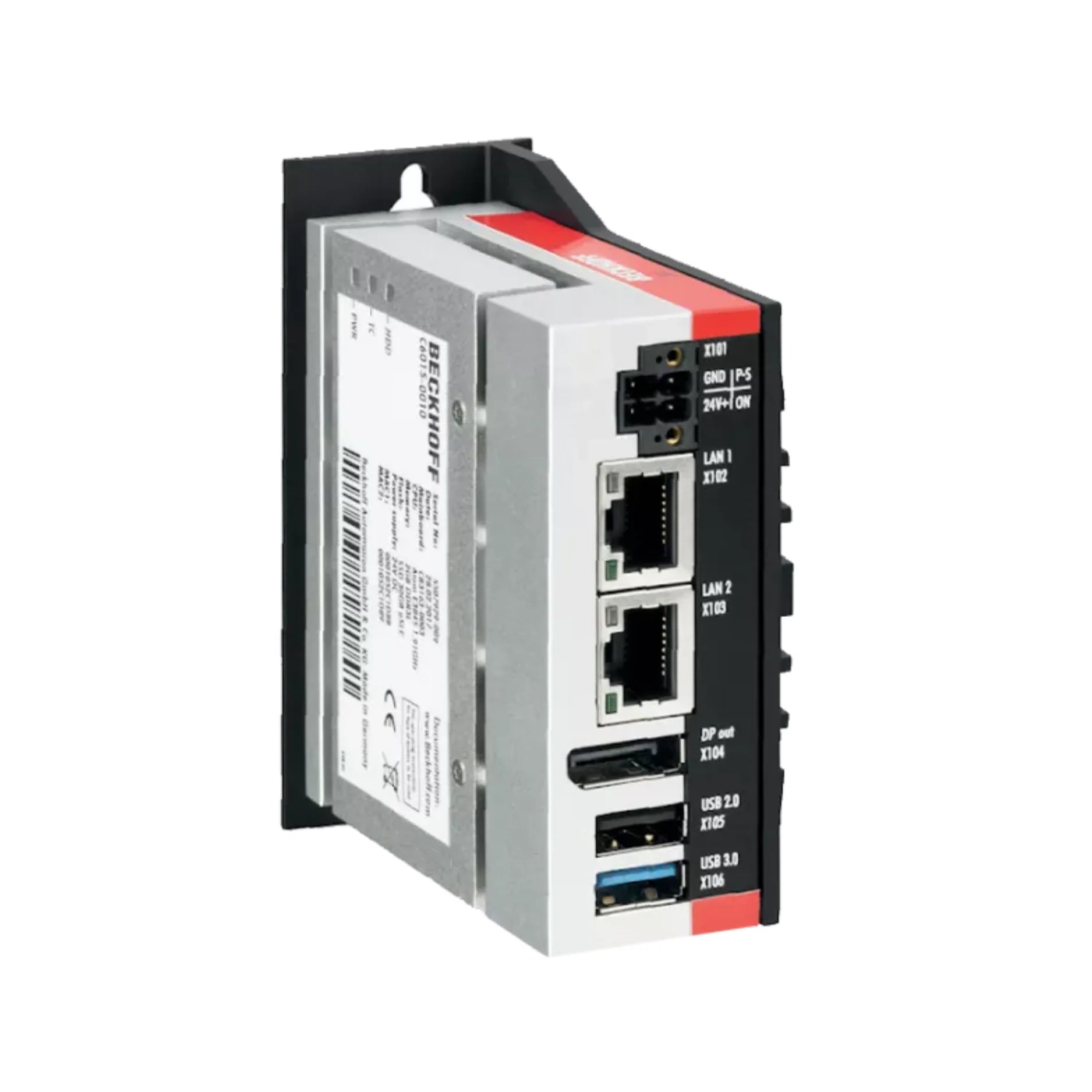 Beckhoff C6015-0010 ultra-compact industrial PC, Intel Atom, fanless