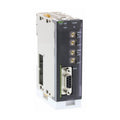 Omron CJ1W-PRT21 PROFIBUS-DP slave unit for CJ-series PLCs with up to 100 I/O words and DIN rail mount.