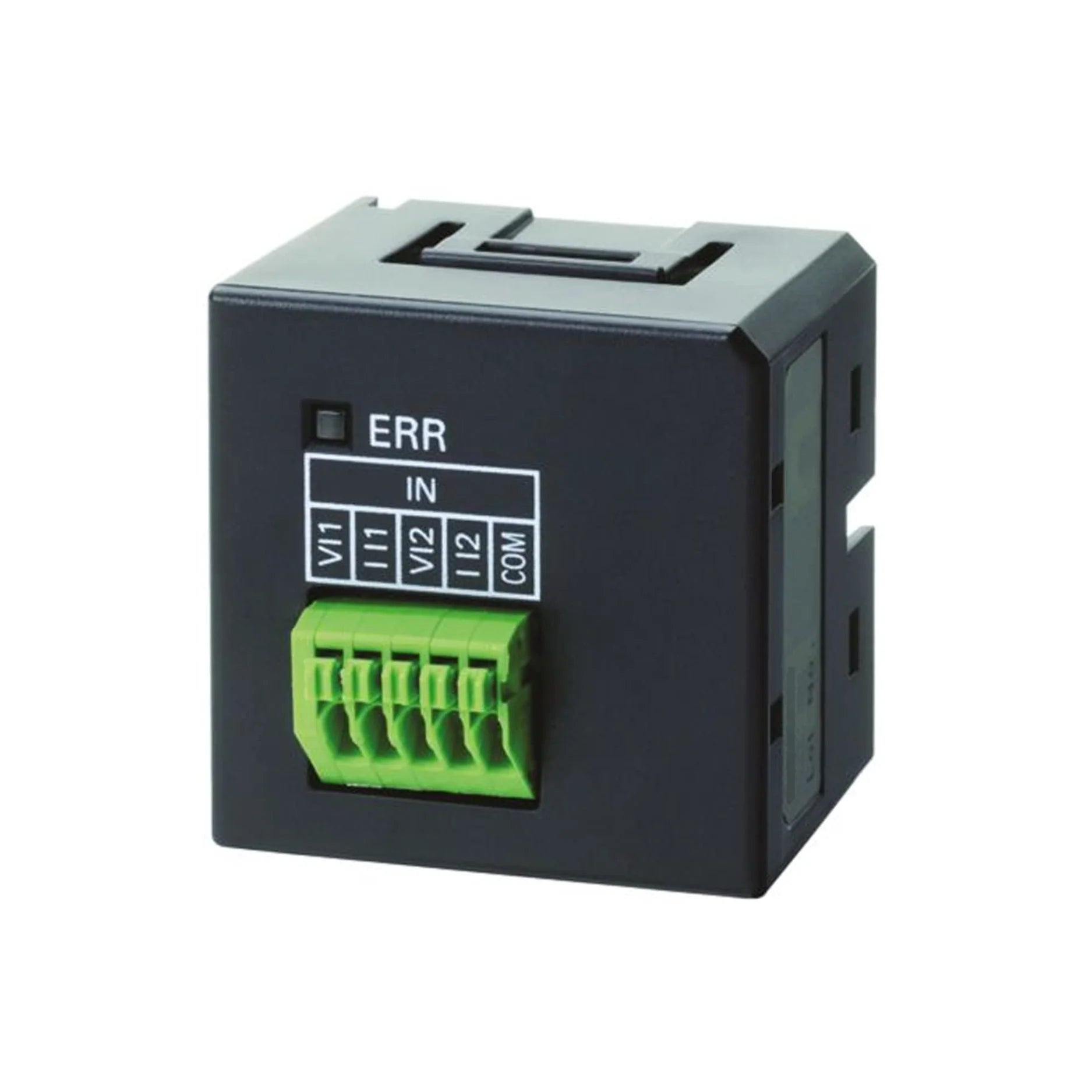 Omron CP1W-ADB21 2-channel analog input option board supporting 0–10 VDC and 4–20 mA inputs for CP1L-EL/EM PLCs in industrial automation.