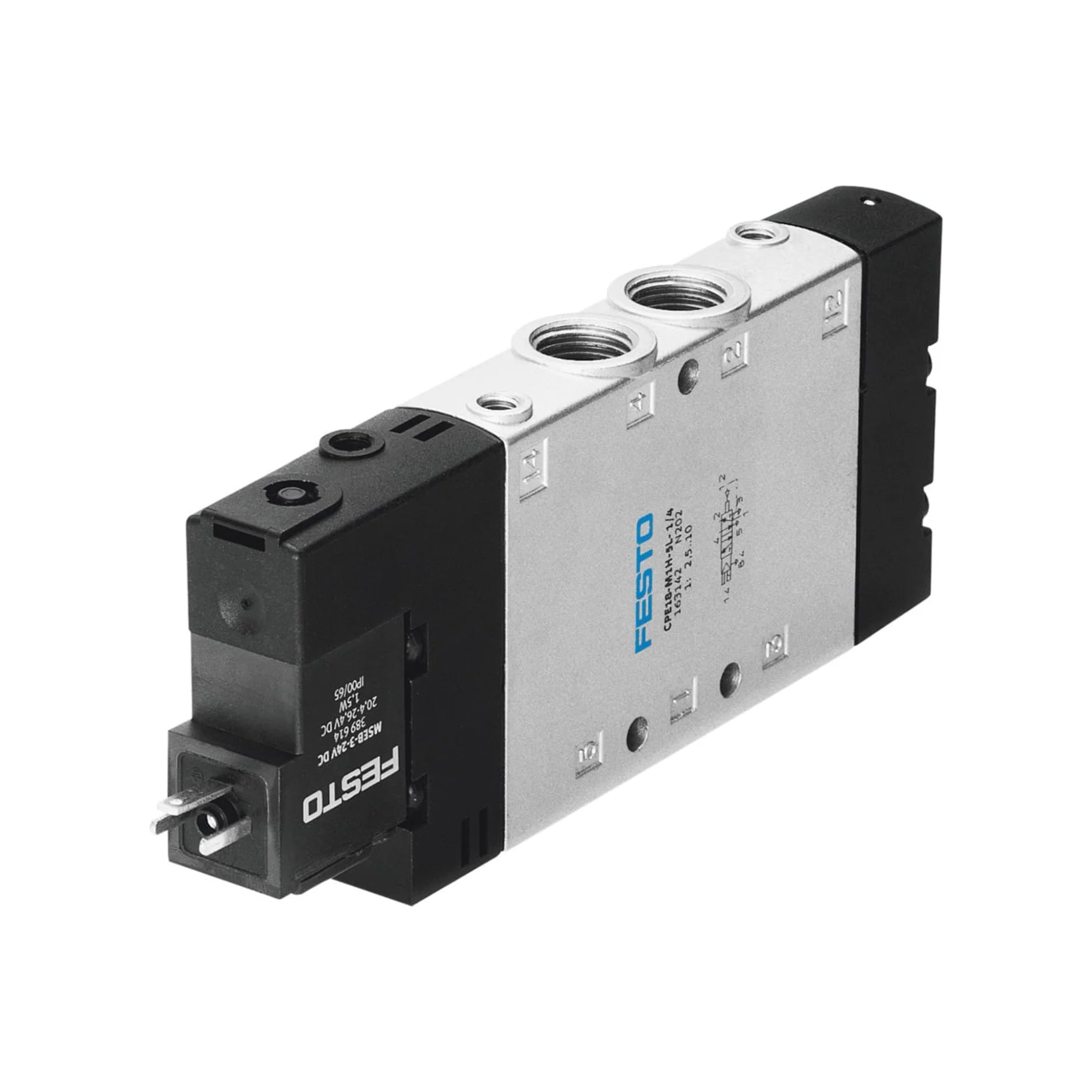 CPE18-M1H-5L-1/4 | 5/2-Way Monostable Solenoid Valve