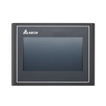 Delta DOP-103WQ 4.3" HMI with 480x272 TFT screen, Ethernet, USB, and serial ports for industrial automation control systems.