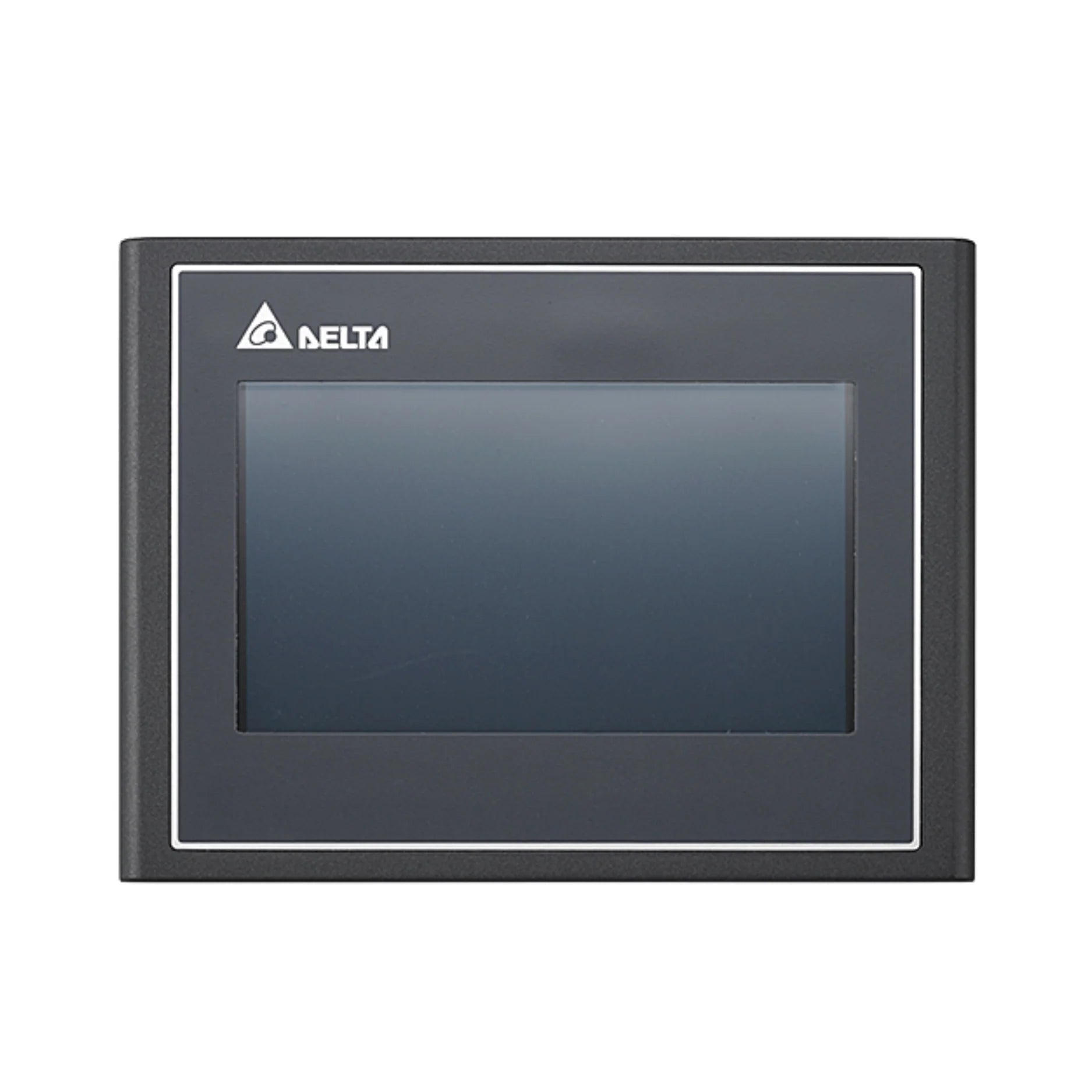 Delta DOP-103WQ 4.3" HMI with 480x272 TFT screen, Ethernet, USB, and serial ports for industrial automation control systems.