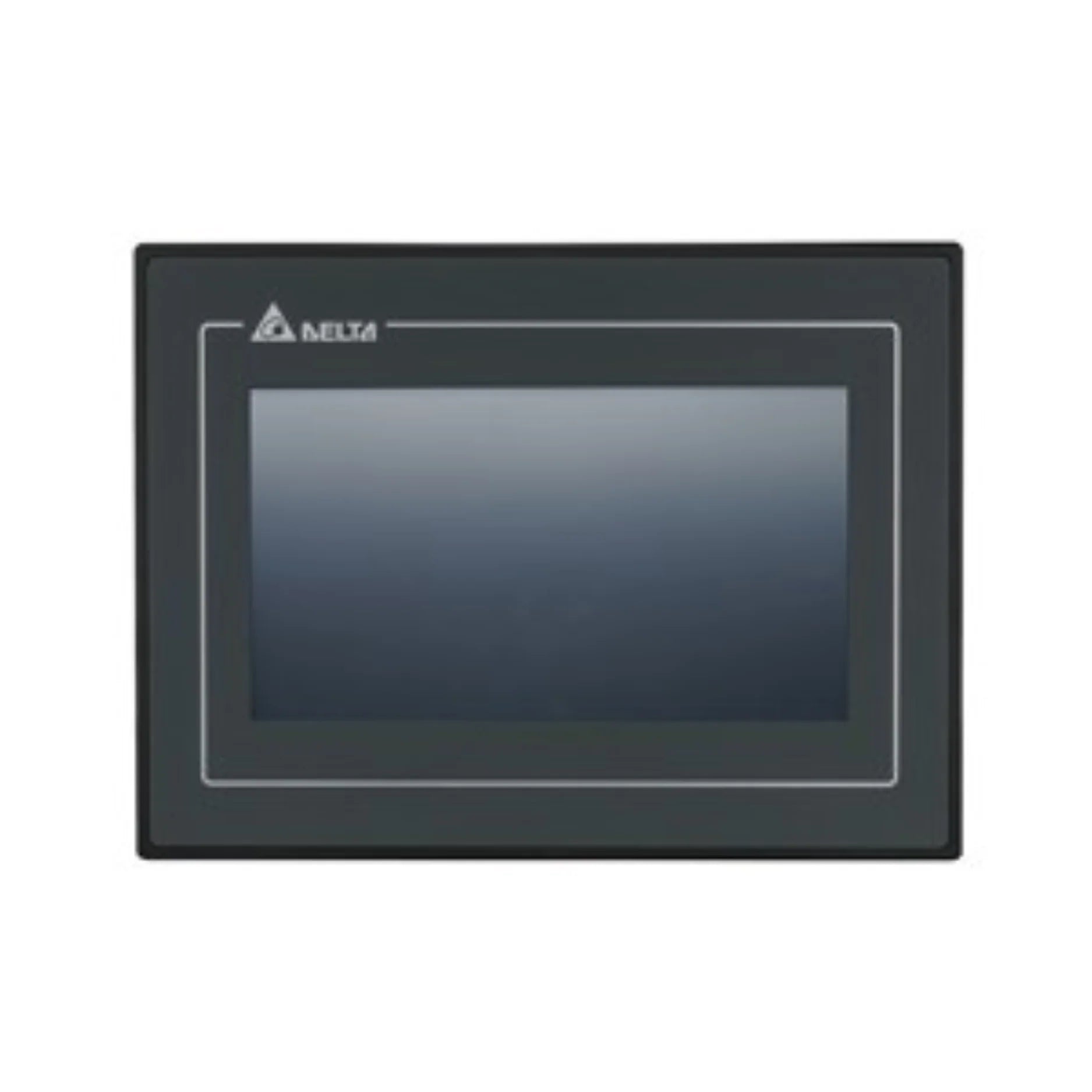 Delta DOP-107BV 7" HMI with 800x480 TFT, Cortex-A8 CPU, USB ports, and COM interface, ideal for industrial automation panels.