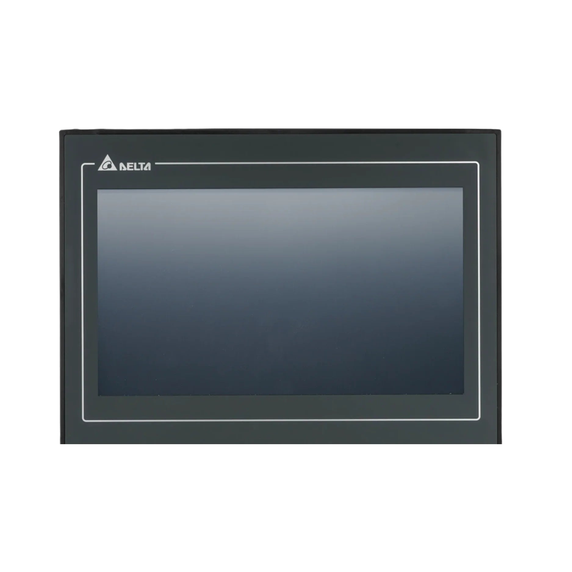 Delta DOP-107EV 7" Ethernet HMI with 800x480 TFT screen, USB, COM ports, and CE/UL certifications for industrial automation systems.
