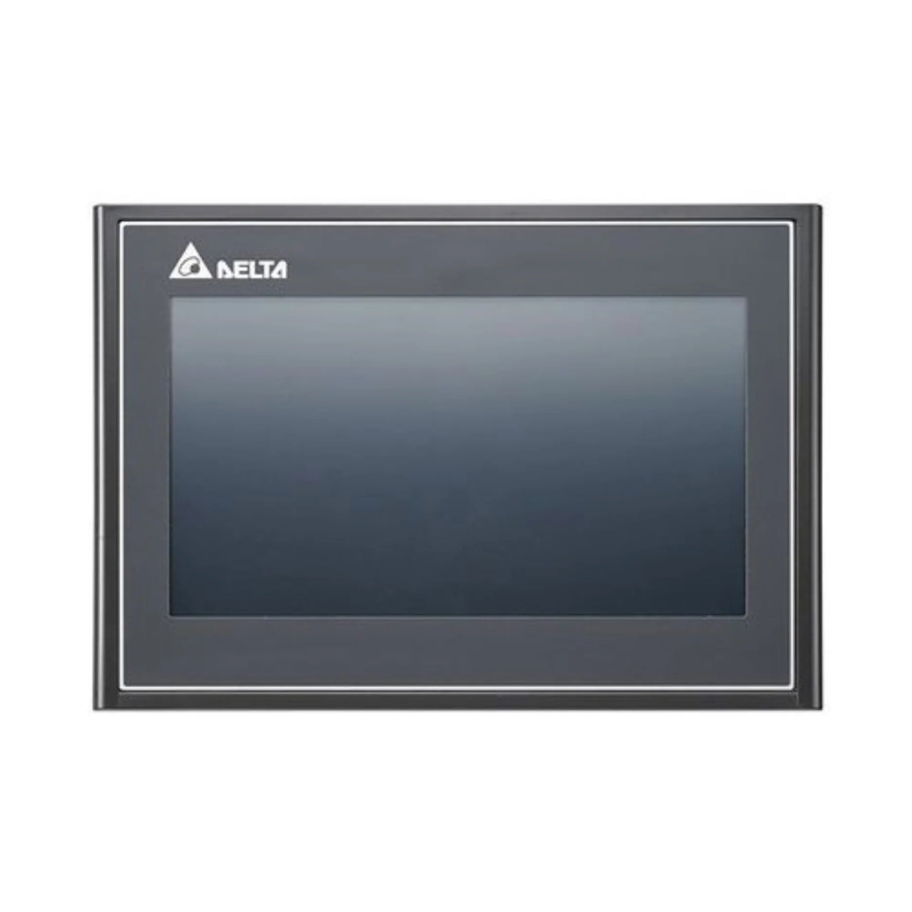 Delta DOP-110CS 10.1" HMI with 1024x600 resolution, Ethernet, USB, and serial ports for advanced industrial automation systems.