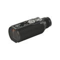 Omron E3FA-RP21 retro-reflective sensor, 4 m range, PNP output, 10–30 VDC supply, compact M18 housing for industrial automation use.