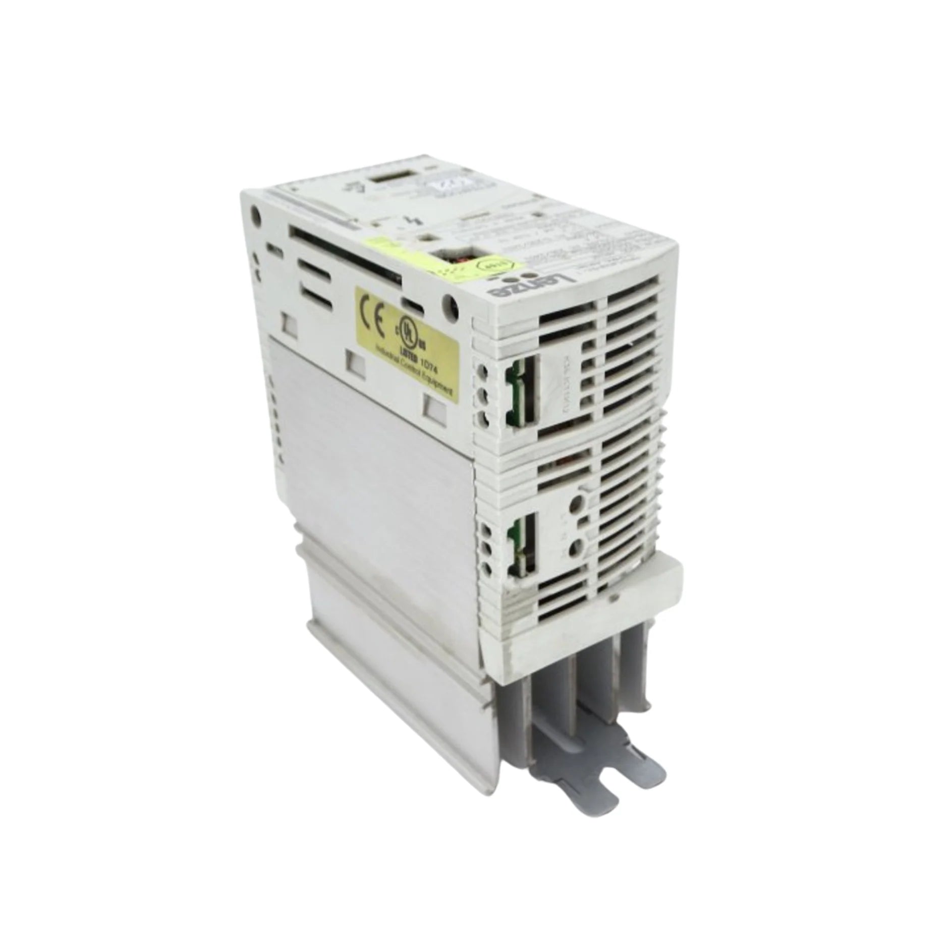 Lenze E82EV251_2B frequency inverter, 0.25 kW, 230V, 8200 Vector series, compact modular drive for low-power motor control.