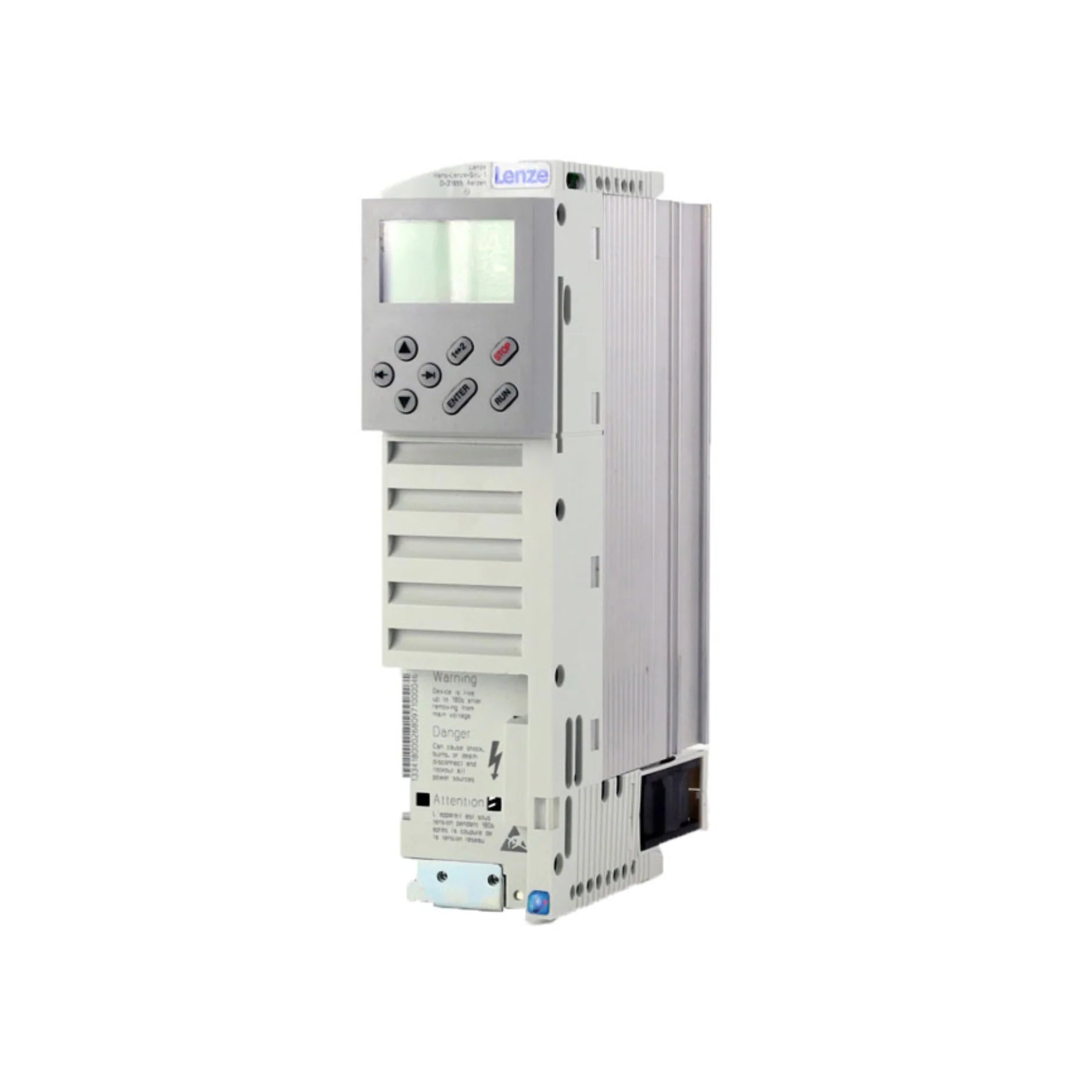 Lenze E82EV751K2C inverter, 0.75 kW, 230 V, compact drive for OEM and automation control systems.