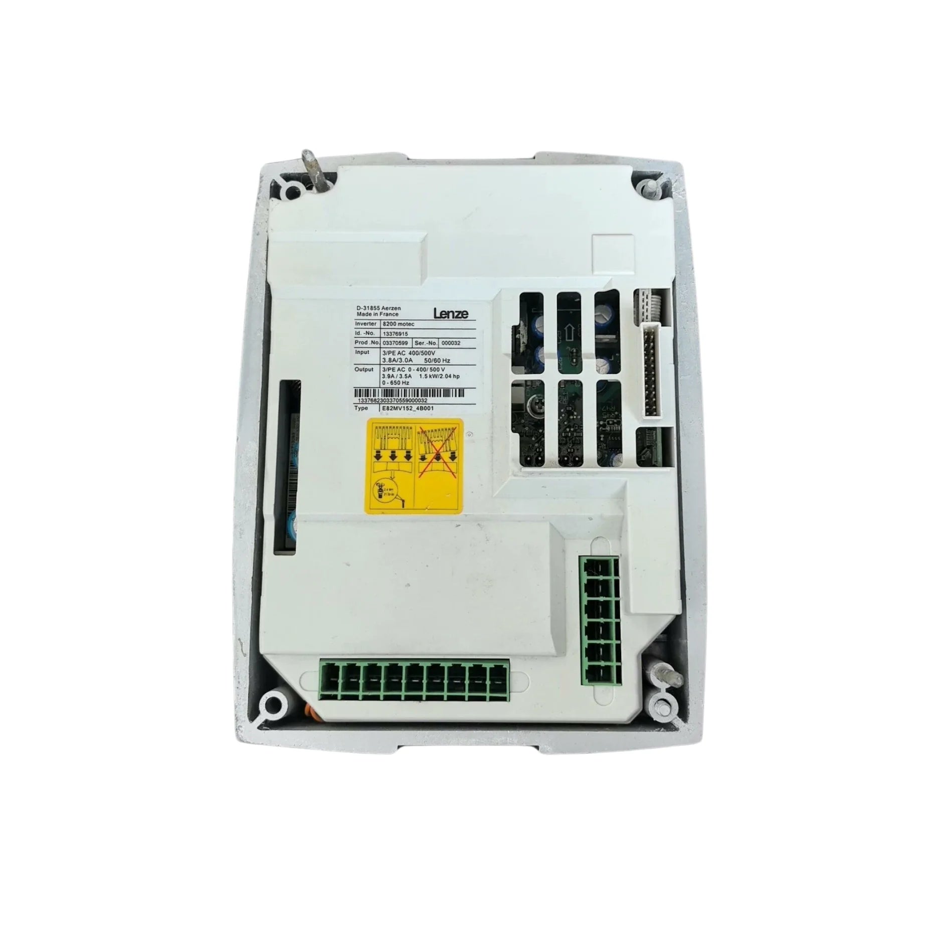 Lenze E82MV152-4B001 1.5 kW 400 V frequency inverter, 3-phase, SMV series
