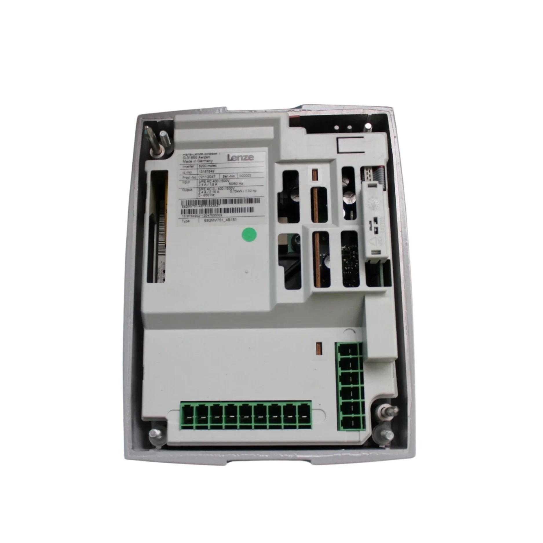 Lenze E82MV751-4B151 7.5 kW 400 V frequency inverter, SMV series, 3-phase VFD