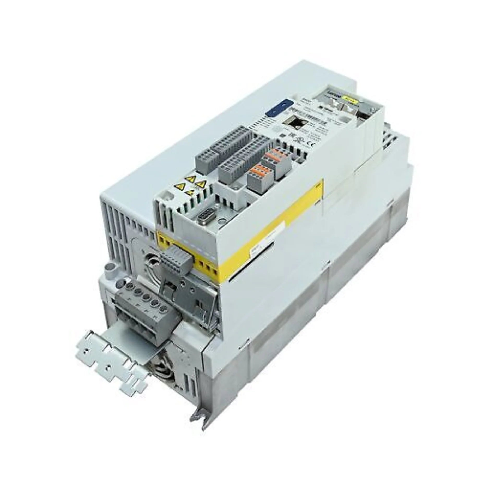 Lenze E84AVTCE1134SB0 servo inverter, 3.4 kW, i700 series, EtherCAT interface, compact design for dynamic motion control systems.