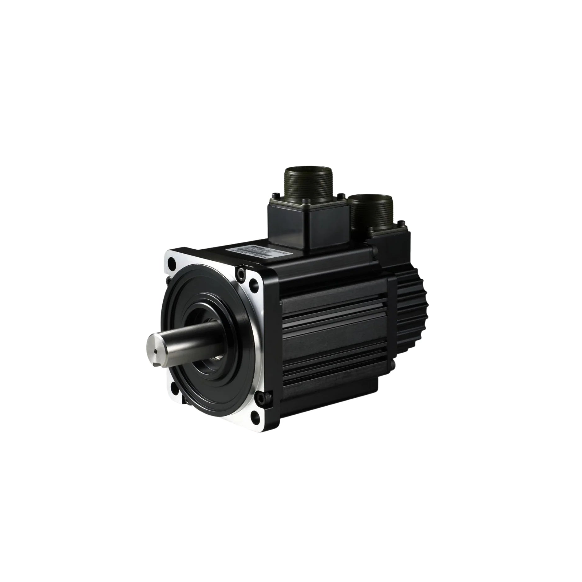 Delta ECMA-J10807RS servo motor, compact and efficient for industrial machinery.