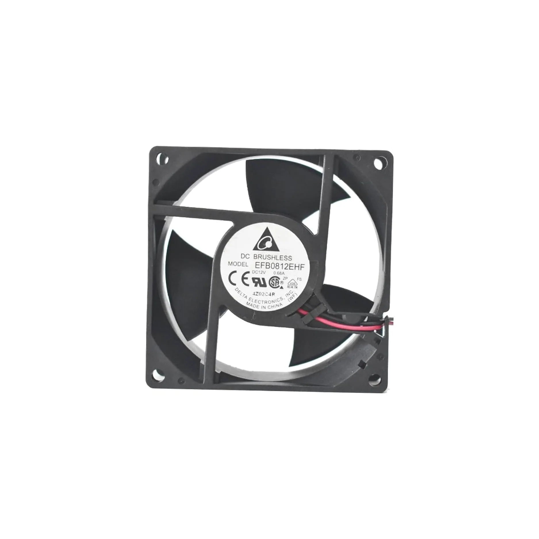 Delta EFB0812EHF fan ideal for efficient cooling in industrial applications.