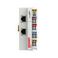 Beckhoff EK1101 EtherCAT Coupler for connecting modular Bus Terminals to high-speed EtherCAT networks in industrial automation.