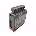 Lenze EMZ9374IB terminal expansion module with 8 digital I/O, for Lenze 9300 drives, DIN rail mountable, IP20 protection.