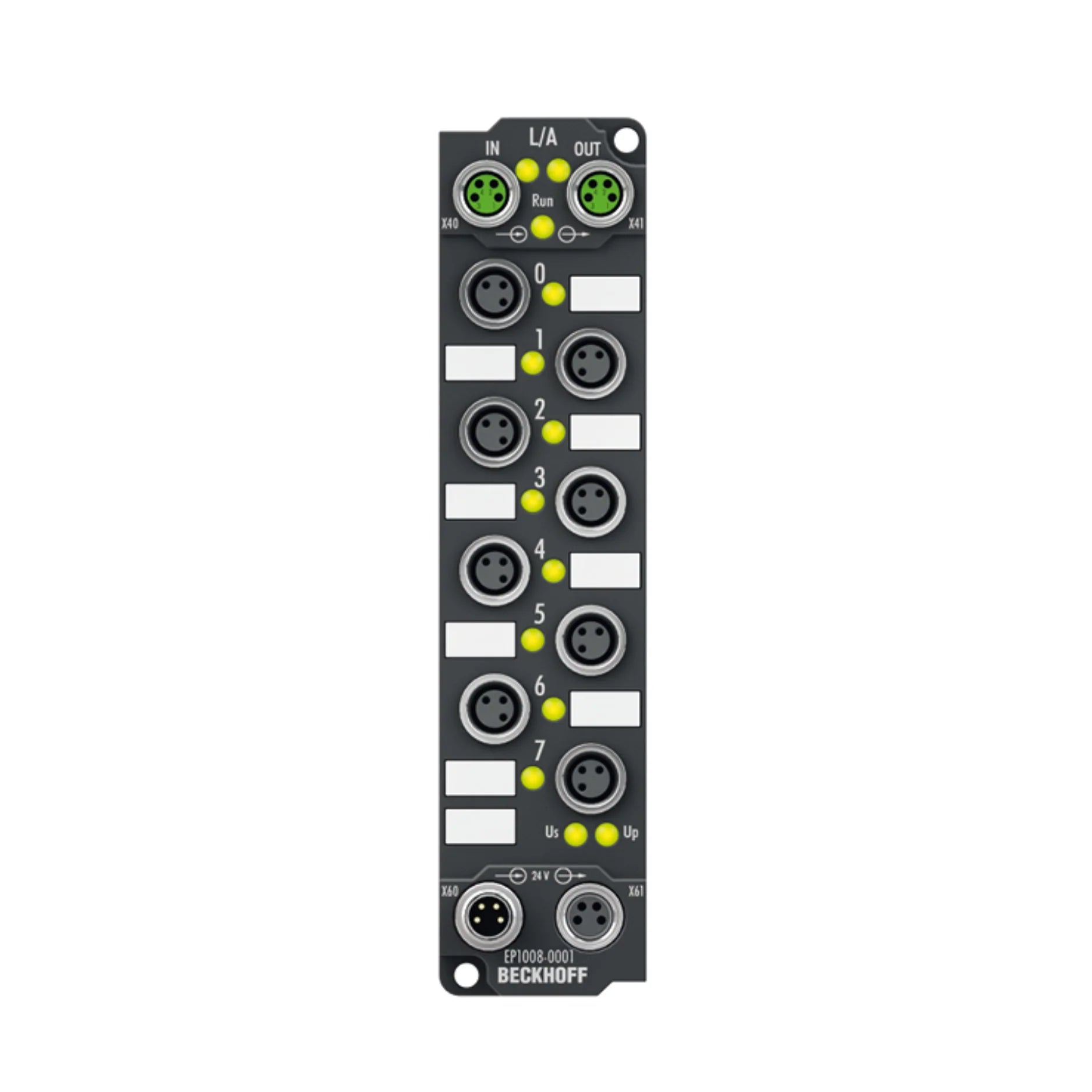Beckhoff EP1008-0001 EtherCAT Box, 8 digital inputs, IP67, M8 connectors