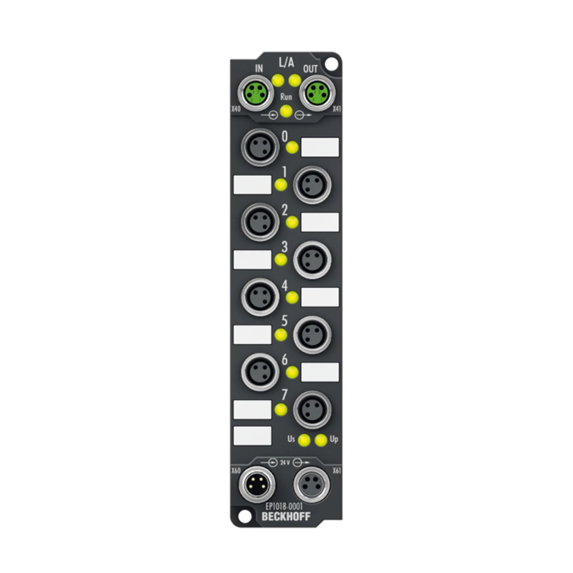 Beckhoff EP1018-0001 EtherCAT Box, 8-channel digital input, IP67