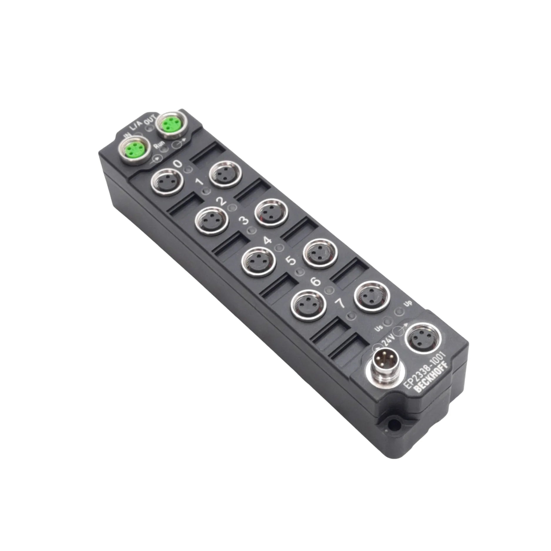 Beckhoff EP2338-1001 EtherCAT Box, 8-channel digital output, 24 V DC, 2 A, IP67