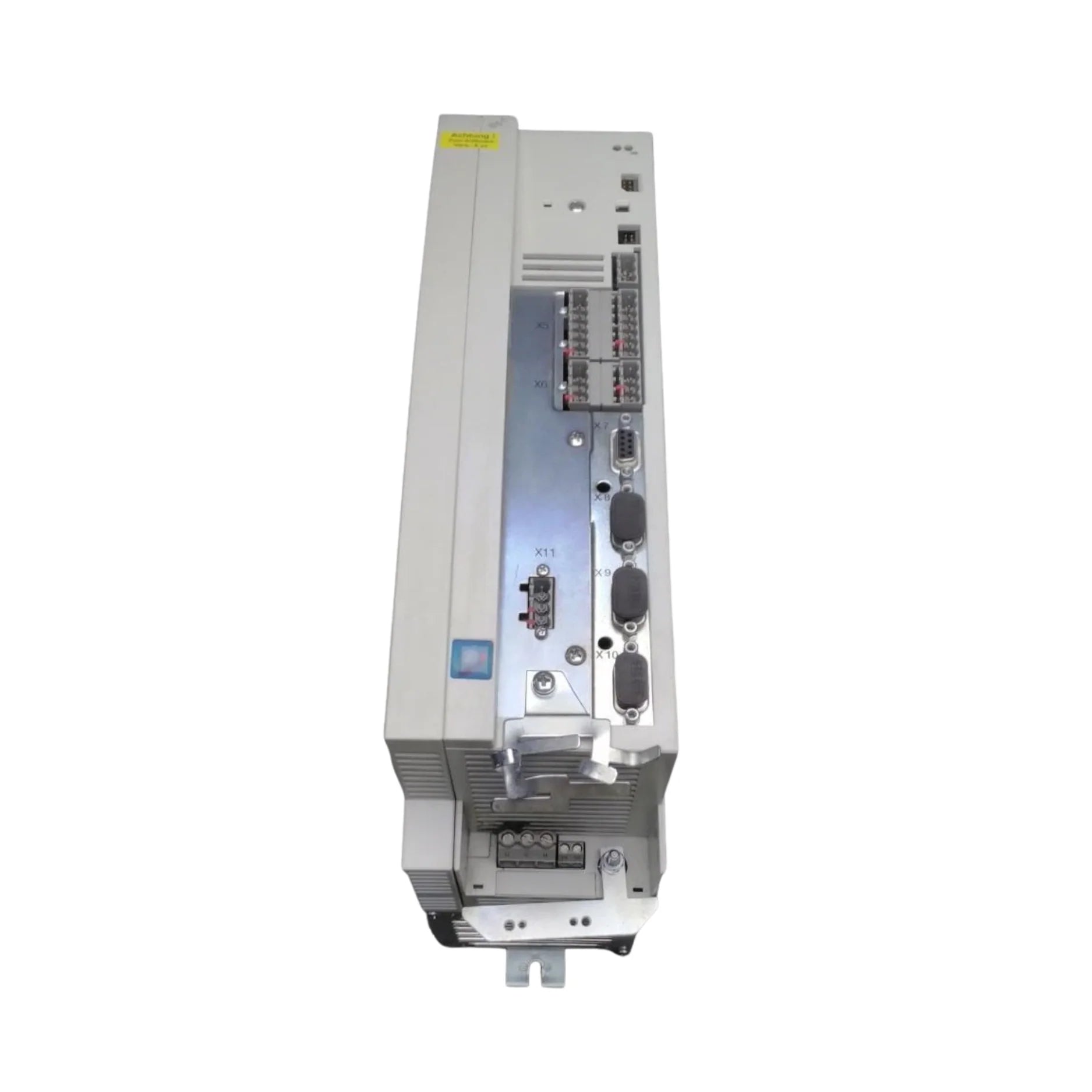 Lenze EVS9324-ESV004 servo inverter, 4 kW, 400 V, IP65, for decentralized automation systems.