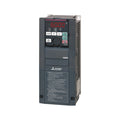 Mitsubishi FR‑A820‑11K‑1 11 kW 200 V 3-phase VFD with vector control, USB, and safety features.