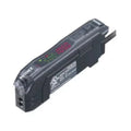 Keyence FS-N11N fiber optic amplifier with OLED display and NPN output for fast, accurate detection in industrial automation systems.