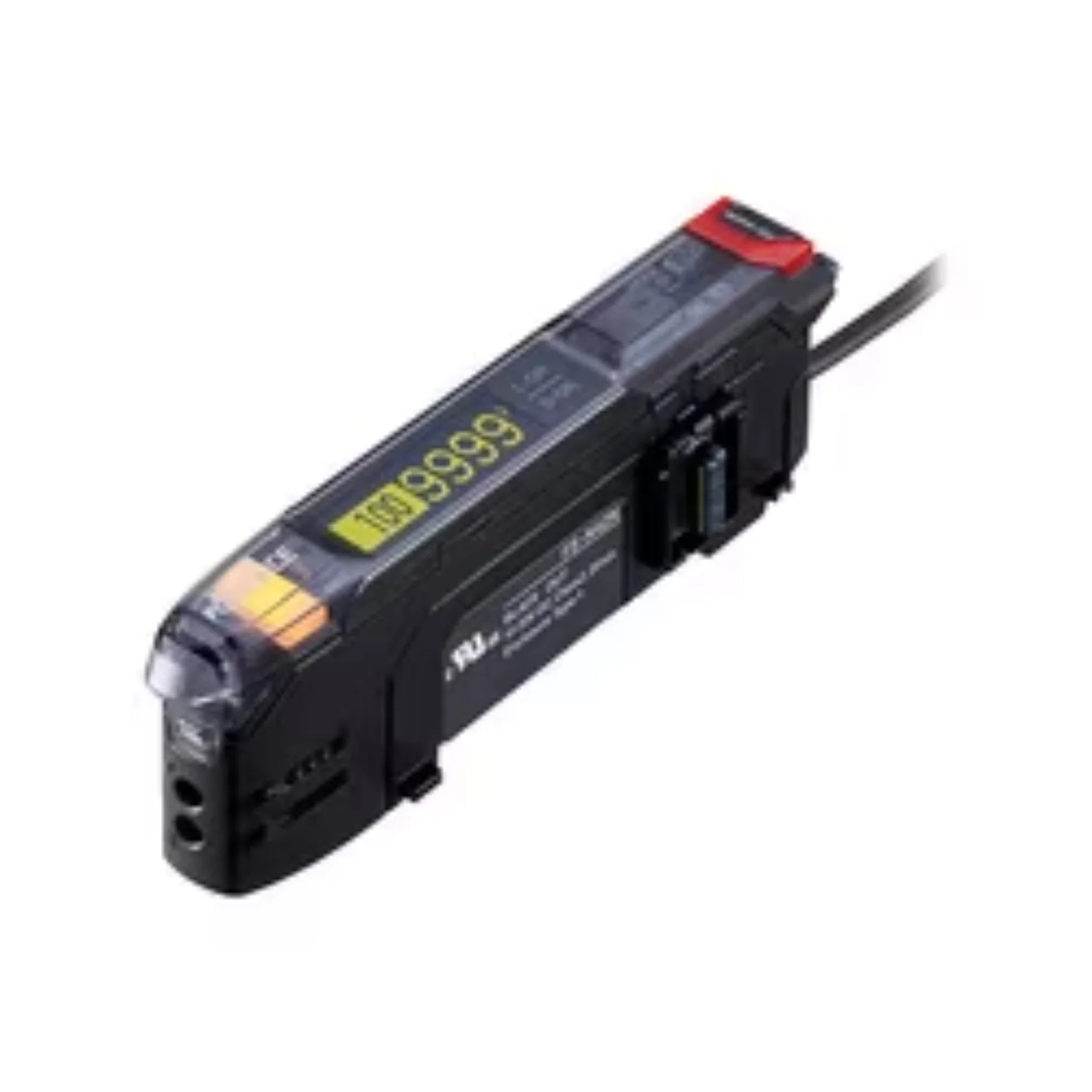 Keyence FS-N42N NPN expansion fiber optic amplifier with cable type connection. Fast, compact, and ideal for multi-sensor systems.