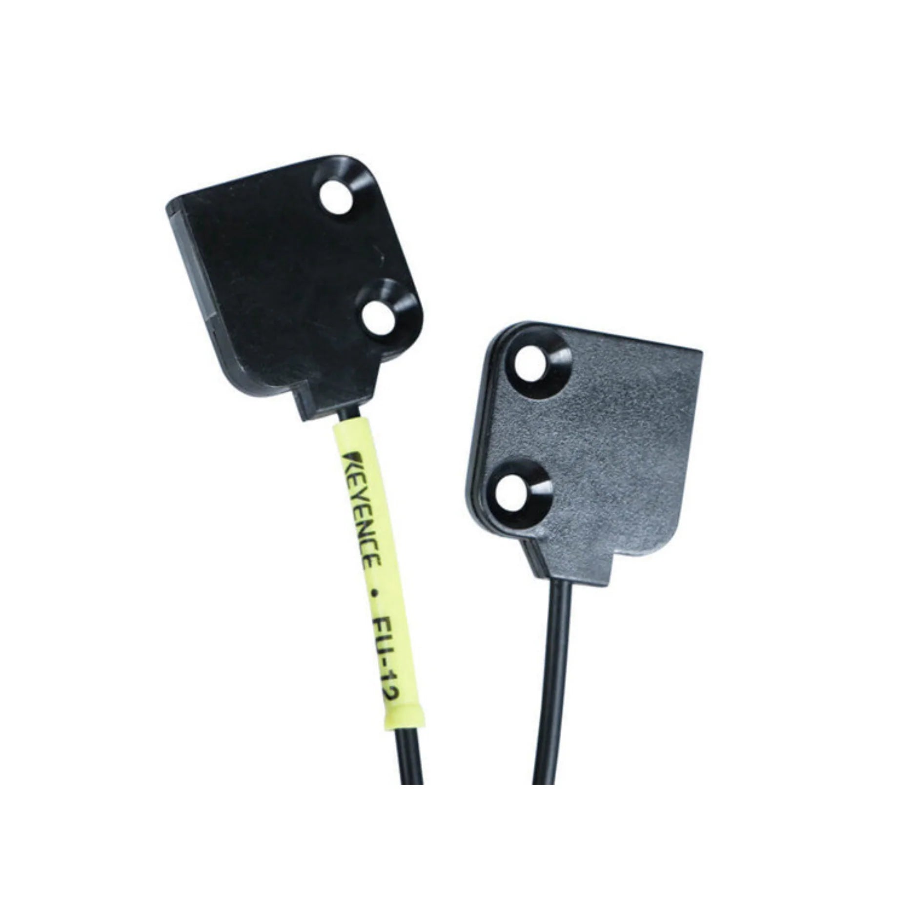 Keyence FU-12 thrubeam fiber optic sensor unit. Compact, high-precision detection for small objects in tight automation spaces.